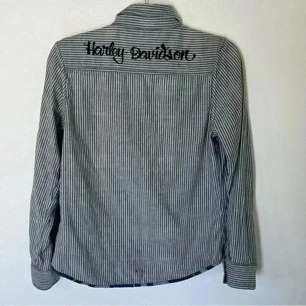 Harley Davidson Reversible Button Down - Picture 8 of 11
